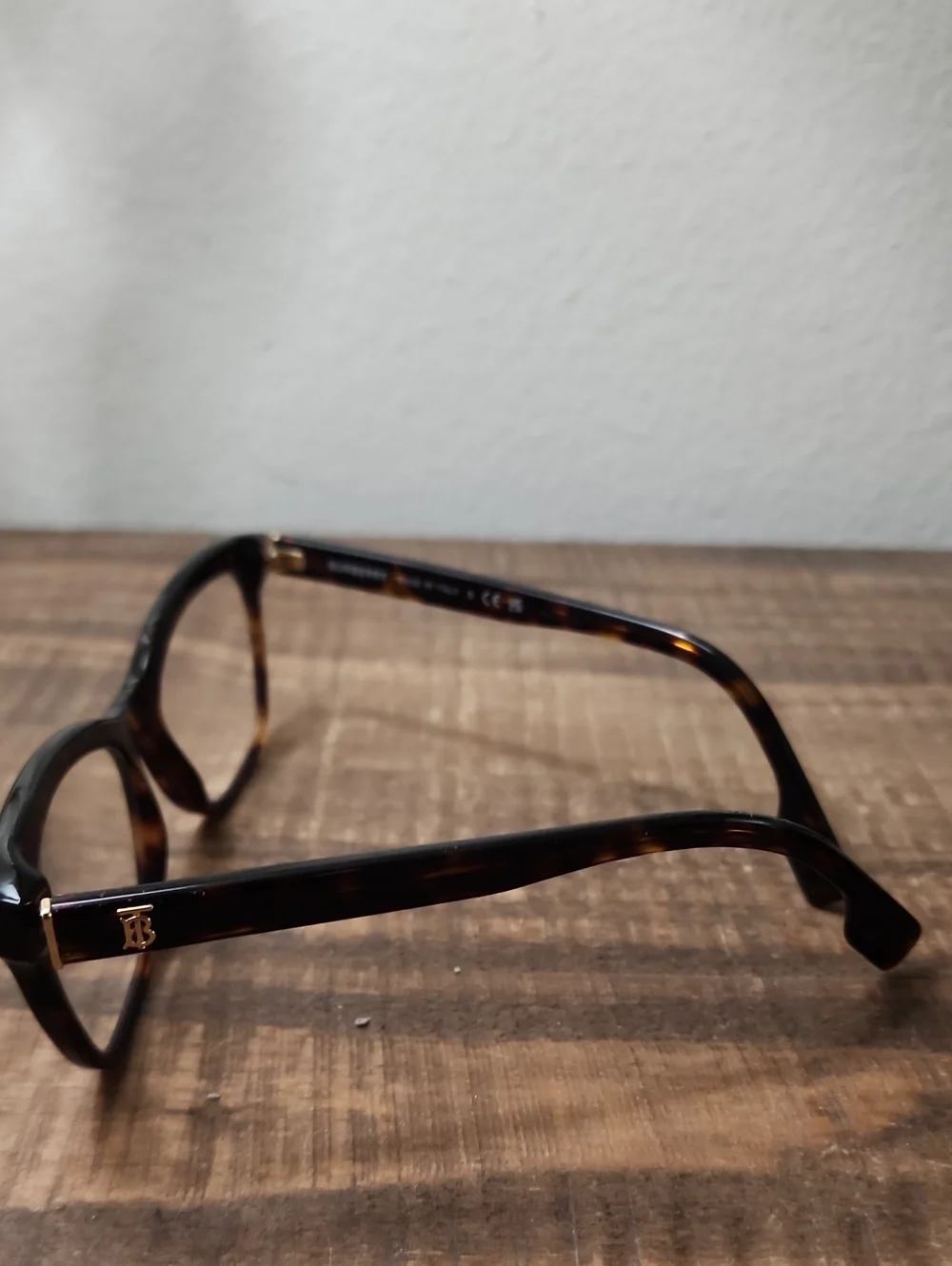 Burberry Cat Eye Eyeglass Frames Tortoiseshell Brown Amber Women's BB2323